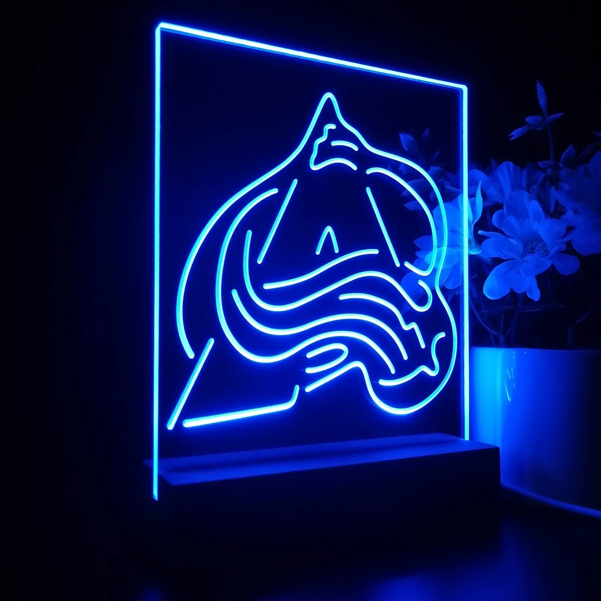 Colorado Avalanche Logo LED Desk Light