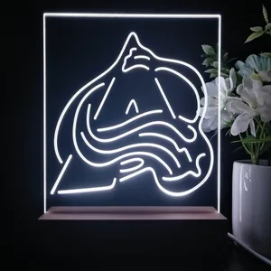 Colorado Avalanche Logo LED Desk Light