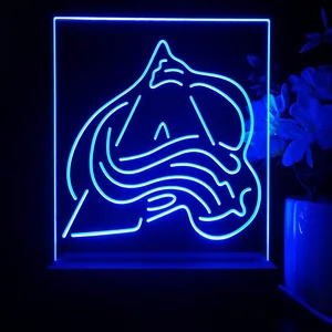 Colorado Avalanche Logo LED Desk Light