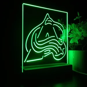 Colorado Avalanche Logo LED Desk Light