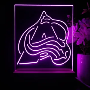 Colorado Avalanche Logo LED Desk Light