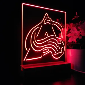 Colorado Avalanche Logo LED Desk Light