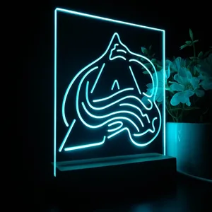 Colorado Avalanche Logo LED Desk Light