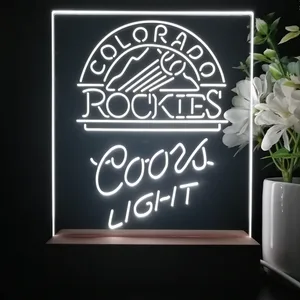 Colorado Rockies Coors Light LED Desk Light