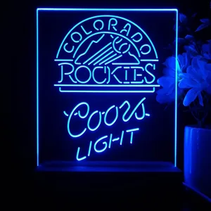 Colorado Rockies Coors Light LED Desk Light