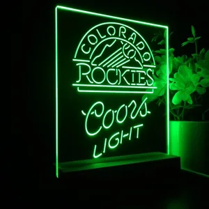 Colorado Rockies Coors Light LED Desk Light