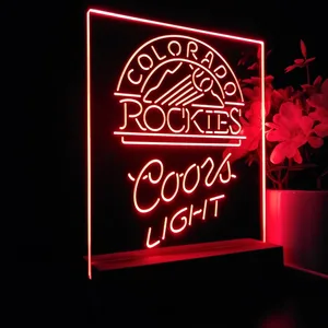 Colorado Rockies Coors Light LED Desk Light