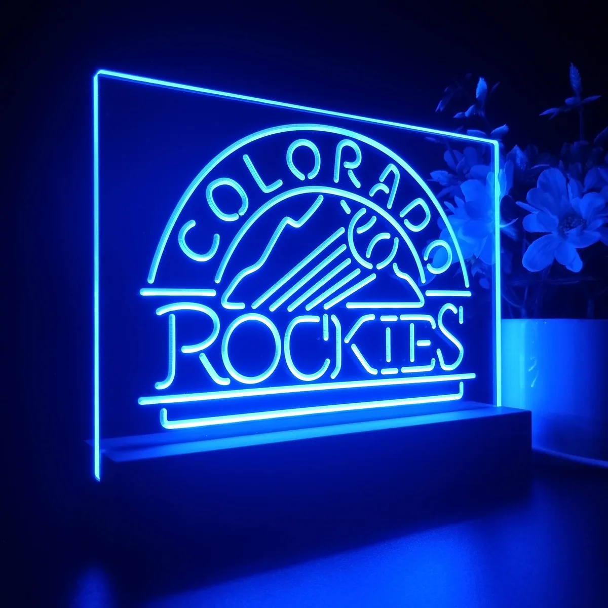 Colorado Rockies Logo 1 LED Desk Light