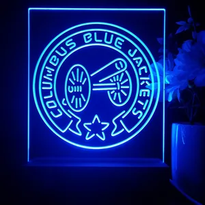 Columbus Blue Jackets Alternate LED Desk Light