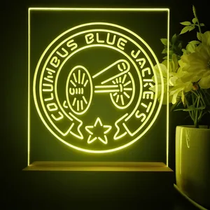 Columbus Blue Jackets Alternate LED Desk Light