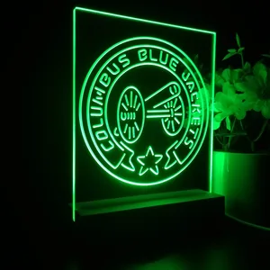 Columbus Blue Jackets Alternate LED Desk Light