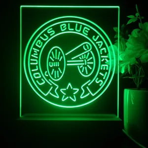 Columbus Blue Jackets Alternate LED Desk Light