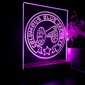 Columbus Blue Jackets Alternate LED Desk Light