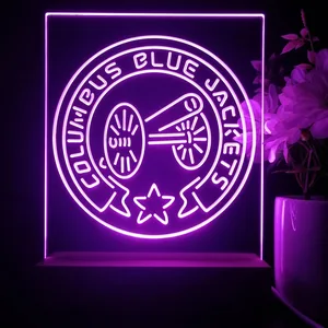 Columbus Blue Jackets Alternate LED Desk Light
