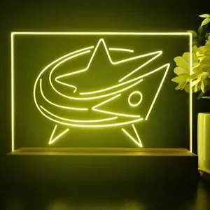 Columbus Blue Jackets Logo 1 LED Desk Light