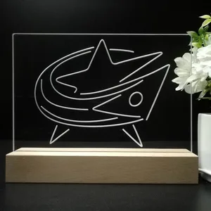 Columbus Blue Jackets Logo 1 LED Desk Light