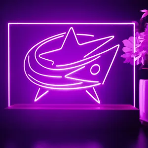 Columbus Blue Jackets Logo 1 LED Desk Light