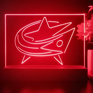 Columbus Blue Jackets Logo 1 LED Desk Light