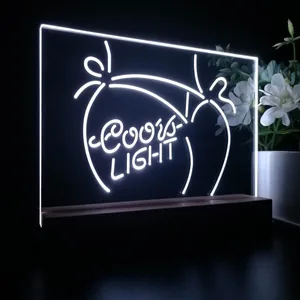 Coors Light Bikini Girl LED Desk Light