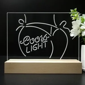 Coors Light Bikini Girl LED Desk Light
