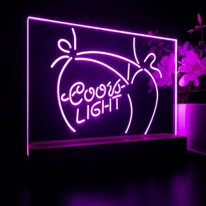 Coors Light Bikini Girl LED Desk Light