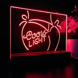Coors Light Bikini Girl LED Desk Light
