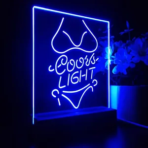 Coors Light Bikini LED Desk Light