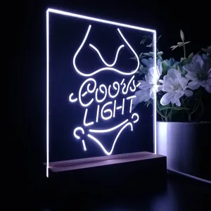 Coors Light Bikini LED Desk Light
