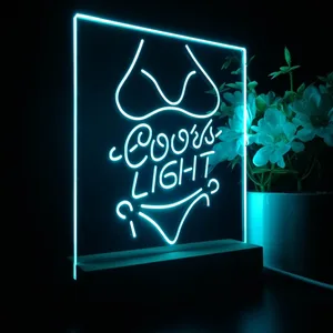 Coors Light Bikini LED Desk Light