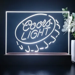 Coors Light Bottlecap LED Desk Light