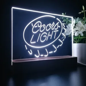 Coors Light Bottlecap LED Desk Light