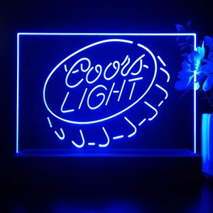 Coors Light Bottlecap LED Desk Light