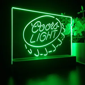 Coors Light Bottlecap LED Desk Light