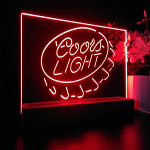 Coors Light Bottlecap LED Desk Light