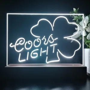 Coors Light Clover 2 LED Desk Light