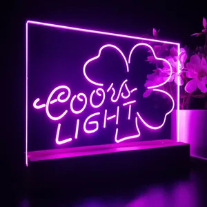 Coors Light Clover 2 LED Desk Light