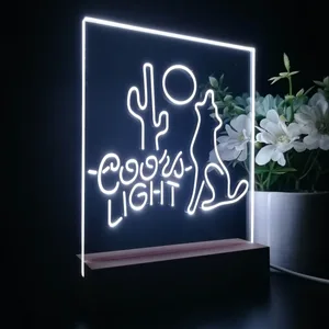 Coors Light Coyote Moon LED Desk Light