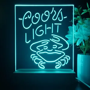 Coors Light Crabby LED Desk Light
