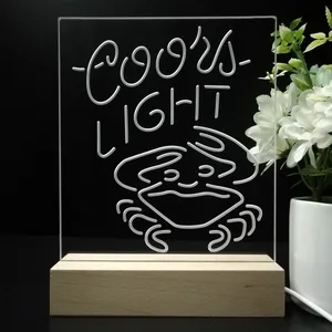 Coors Light Crabby LED Desk Light