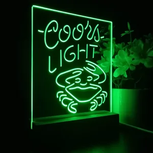 Coors Light Crabby LED Desk Light