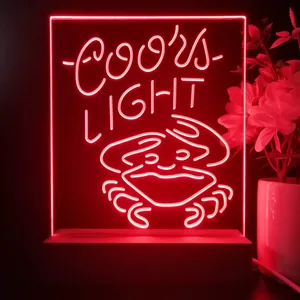 Coors Light Crabby LED Desk Light