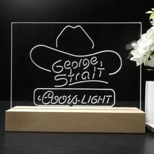 Coors Light George Strait LED Desk Light