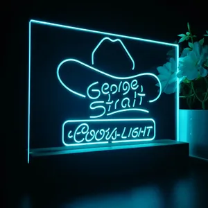 Coors Light George Strait LED Desk Light
