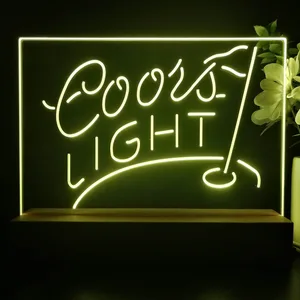 Coors Light Golf LED Desk Light