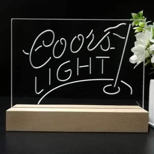 Coors Light Golf LED Desk Light