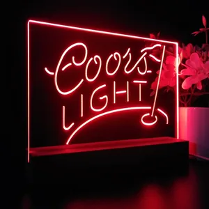 Coors Light Golf LED Desk Light