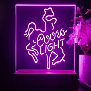 Coors Light Horse LED Desk Light