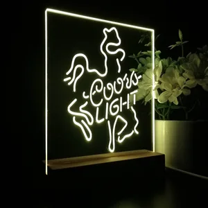 Coors Light Horse LED Desk Light