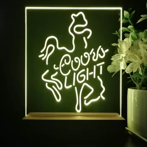 Coors Light Horse LED Desk Light