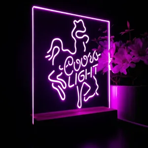 Coors Light Horse LED Desk Light